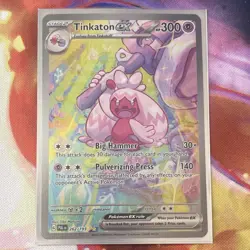 Pokemon Tinkaton ex 262/193 SV02 Paldea Evolved Special Illustration Rare NM - Image 1