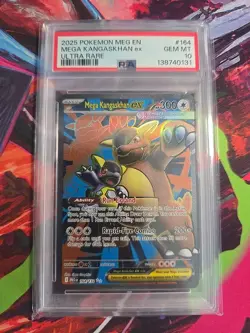 2025 POKEMON MEG EN-MEGA EVOLUTION ULTRA RARE #164 MEGA KANGASKHAN EX PSA 10 - Image 1