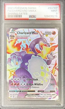 Charizard VMAX SV107/SV122 Shining Fates 2021 Pokemon SWSH ENG PSA 9 - Image 1
