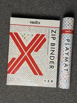 Vault X Anniversary 30th Edition Pokemon Exo-Tec 9 Pocket Zip Binder & Playmat - Image 1