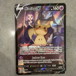 Mimikyu v TG16/TG30 Sword & Shield Brilliant Stars Holo Secret Rare Pokemon TCG - Image 2