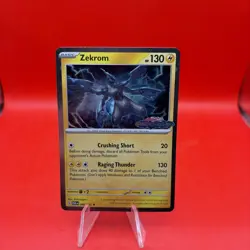 [Stamped] Zekrom 66/182 Paradox Rift Stamped Cosmo Foil Rare Promo - Pokemon TCG - Image 1
