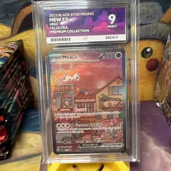 Mew Ex SVP 053 Black Star Promo Pokemon 151 UPC ACE 9 Sunset Mew - Image 1