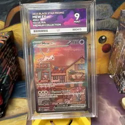 Mew Ex SVP 053 Black Star Promo Pokemon 151 UPC ACE 9 Sunset Mew - Image 2