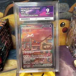 Mew Ex SVP 053 Black Star Promo Pokemon 151 UPC ACE 9 Sunset Mew - Image 4
