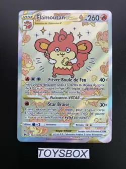 Carte Pokemon Flamoutan Vstar GG37/GG70 / EB Zenith Supremes EB12.5 / NEUF FR - Image 2