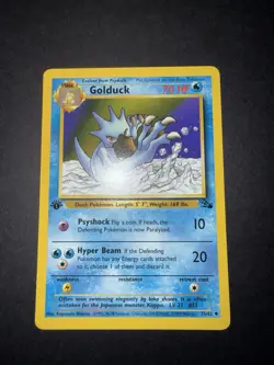 Pokemon TCG Golduck Fossil 35/62 1st Edition Near Mint! - Image 3