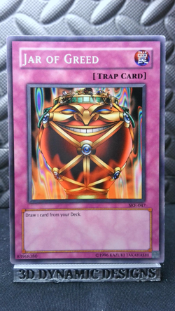 | Yugioh Jar of Greed SKE-047 Common Starter Deck Kaiba Evolution LP 🔥 | - Image 1