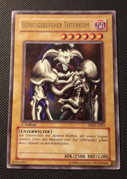 Yu-Gi-Oh! Herbeigerufener Totenkopf, MRD-G003, Ultra Rare, 1. Auflage, GD-LP - Image 1