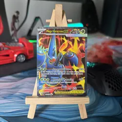 Mega Heracross ex 108/094 Phantasmal Flames Secret Rare Pokemon TCG NM Card - Image 1