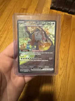 Pokemon TCG Bloodmoon Ursaluna EX Twilight Masquerade Card 216/167 NM Pack Fresh - Image 1