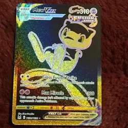 Pokemon Mew VMAX Fusion Strike Ultra Rare Full Art TG30 Holo Card 310 HP - Image 1