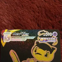 Pokemon Mew VMAX Fusion Strike Ultra Rare Full Art TG30 Holo Card 310 HP - Image 5