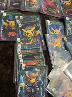 Custom 75 Card Lot Pokemon Pikachu Cosplay. Non Tcg Fan Art Cards - Image 4