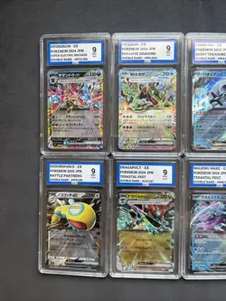 Pokemon TCG Graded Slab Bundle Of Ex Cards Lot Of 10 Grade 9 Mint AEY - Image 2
