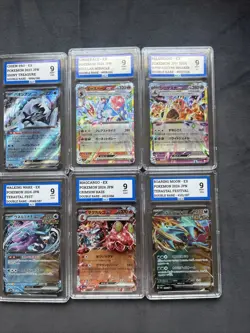 Pokemon TCG Graded Slab Bundle Of Ex Cards Lot Of 10 Grade 9 Mint AEY - Image 4