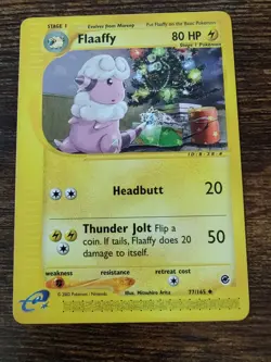 Expedition Flaaffy 77/165 Non holo Rare Pokemon Card - Image 1