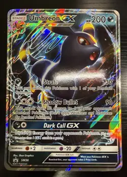 Pokemon TCG Umbreon GX SM36 Promo Jumbo Card - Image 1