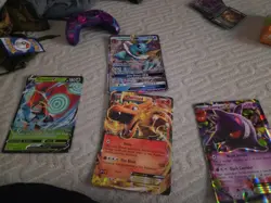 Lot of 4 Jumbo Pokemon Cards. - Image 1