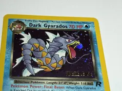 Pokemon Dark Gyarados TCG Prerelease Card 08/82 WOTC Promo Holo Team Rocket - Image 2