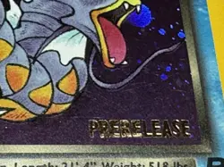 Pokemon Dark Gyarados TCG Prerelease Card 08/82 WOTC Promo Holo Team Rocket - Image 5