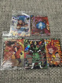 Dragon Ball Super Sealed Promos & SPR Card Lot BT14 SPR P-187 P-094 P-211 P-164 - Image 1