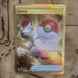 Pokemon TCG Scarlet & Violet sv: 151 Switch 206/165 Hyper Rare HR Holo Card NM - Image 1