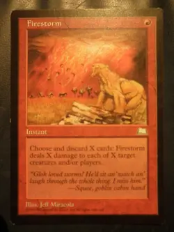 mtg magic firestorm weatherlight ENGLISH orage de feu aquilon - Image 1