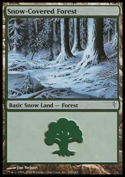 MTG SNOW-COVERED FOREST - EXC FORESTA INNEVATA - CSP - MAGIC - Image 1