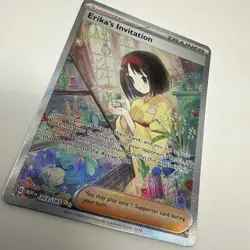 Erika's Invitation Special Illustration Rare MEW 203/165 Pokemon Binder copy - Image 2