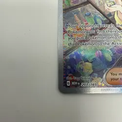 Erika's Invitation Special Illustration Rare MEW 203/165 Pokemon Binder copy - Image 3