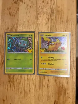 Pokemon 25th Anniversary Lot – Pikachu (General Mills) + Bulbasaur (McDonalds) - Image 1