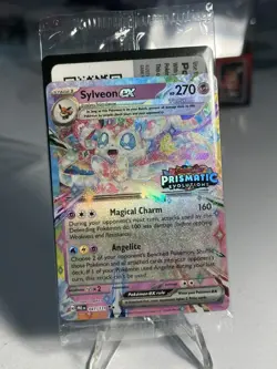 Pokemon TCG Sylveon EX 41/131 Prismatic Evolutions Promo Stamped Sealed - Image 1