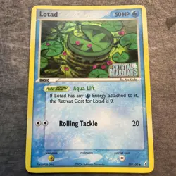 Pokemon TCG - Lotad 55/100 EX Crystal Guardians Reverse Holo Vintage Common - Image 1