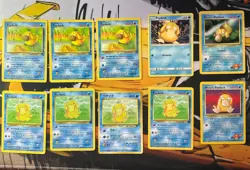 10X Psyduck (Headache) Lot - Multi Era Unique Art w/ Vintage WOTC Pokemon TCG - Image 1