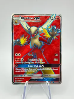 Pokemon Blaziken GX - 153/168 - Full Art Ultra Rare Sun & Moon Celestial Storm - Image 1