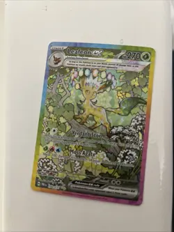 Pokemon TCG Leafeon EX Prismatic Evolutions 144/131 - Image 3
