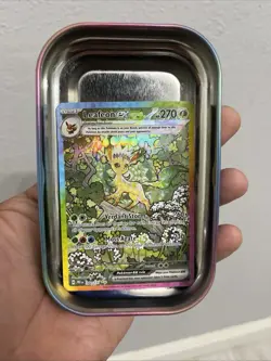 Pokemon TCG Leafeon EX Prismatic Evolutions 144/131 - Image 4