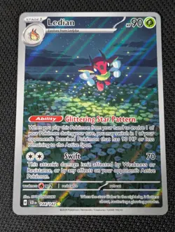 Ledian Pokemon Stellar Crown 144/142 Illustration Rare - Image 1