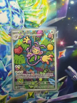Pokemon: Ambipom Illustration Rare IR Full Art Holo 107/094 Phantasmal Flames - Image 1