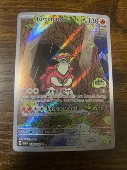 Pokemon TCG Turtonator Illustration Rare SV07: Stellar Crown 146/142 - Image 1