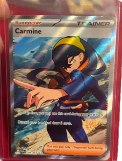 Pokemon Carmine 204/167 Sv06: Twilight Masquerade Full Art Holo Ultra Rare - Image 1