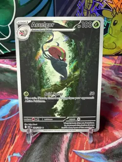 Pokemon Accelgor 094/086 Sv: White Flare Illustration Rare Holo 100 HP 2025 - Image 1