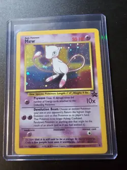 Mew Black Star Promo #9 Holo Pokemon VINTAGE WOTC D4 - Image 1