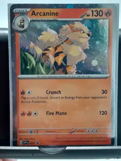 Pokemon TCG Arcanine Svp Black Star Promos SVP011 Holo Promo Cosmos Rare... - Image 3