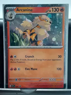Pokemon TCG Arcanine Svp Black Star Promos SVP011 Holo Promo Cosmos Rare... - Image 4