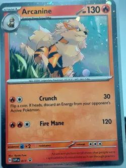 Pokemon TCG Arcanine Svp Black Star Promos SVP011 Holo Promo Cosmos Rare... - Image 5