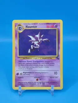 Haunter 21/62 Pokemon TCG Fossil Unlimited Regular Rare LP Condition - Image 1