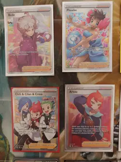 Pokemon TCG Full Art Trainers Bundle (Phoebe, Bede, Arezu, Jacq, etc) English NM - Image 2