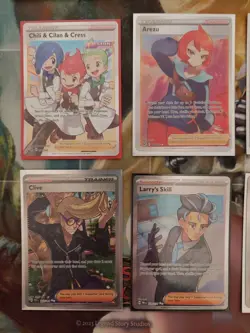 Pokemon TCG Full Art Trainers Bundle (Phoebe, Bede, Arezu, Jacq, etc) English NM - Image 4